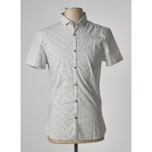 TEDDY SMITH - Chemise manches courtes blanc en coton - Homme - Taille S - Modz
