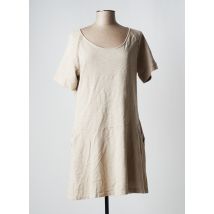 PAKO LITTO - Robe courte beige en coton - Femme - Taille 38 - Modz