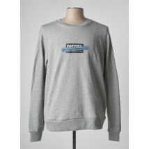 DIESEL - Sweat-shirt gris en coton - Homme - Taille XL - Modz