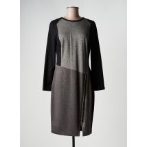 FERIA - Robe mi-longue noir en viscose - Femme - Taille 38 - Modz