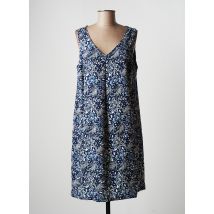 CANAT - Robe mi-longue bleu en polyester - Femme - Taille 42 - Modz