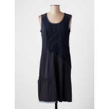 FRED SABATIER - Robe mi-longue bleu en polyamide - Femme - Taille 36 - Modz