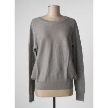 BENETTON - Pull gris en viscose - Femme - Taille 42 - Modz