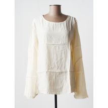 BENETTON - Blouse beige en viscose - Femme - Taille 40 - Modz