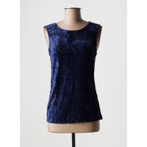 BENETTON - Top bleu en viscose - Femme - Taille 36 - Modz