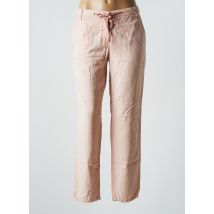 BENETTON - Pantalon slim rose en lyocell - Femme - Taille 38 - Modz