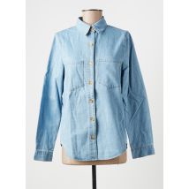 DAPHNEA - Chemisier bleu en coton - Femme - Taille 36 - Modz