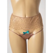 RITRATTI - Culotte haute marron en soie - Femme - Taille 44 - Modz