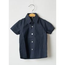 ASTON MARTIN - Chemise manches courtes bleu en coton pour garçon - Taille 3 M - Modz