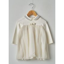 MONNALISA - Robe longue beige en viscose - Fille - Taille TU - Modz