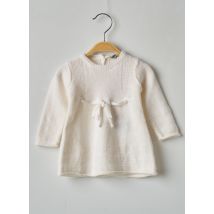 GIORGETTI - Robe mi-longue beige en cachemire - Fille - Taille TU - Modz