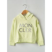 MONCLER - Sweat-shirt à capuche jaune en coton - Garçon - Taille TU - Modz