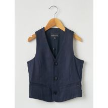 EMPORIO ARMANI - Gilet sans manche bleu en lin - Garçon - Taille TU - Modz