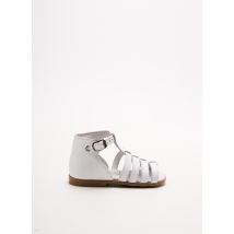 LITTLE MARY - Sandales/Nu pieds blanc en cuir - Fille - Taille 23 - Modz