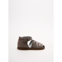 LITTLE MARY - Sandales/Nu pieds marron en cuir - Garçon - Taille 23 - Modz