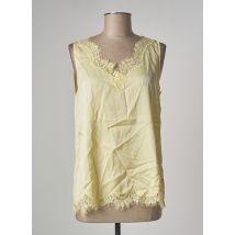 REPEAT - Top jaune en soie - Femme - Taille 38 - Modz