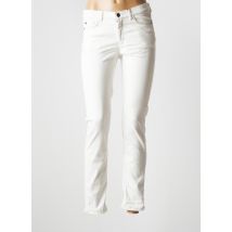 MAXMARA - Jeans coupe slim beige en coton pour femme - Taille 38 - Modz