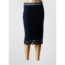 ERMANNO SCERVINO - Jupe mi-longue bleu en polyester - Femme - Taille 36 - Modz