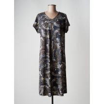 CISO - Robe mi-longue noir en viscose - Femme - Taille 40 - Modz