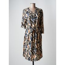 JENSEN - Robe mi-longue beige en viscose - Femme - Taille 40 - Modz