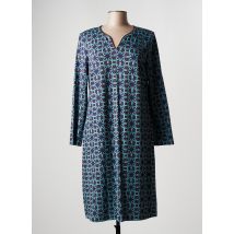 COMME ÇA - Robe mi-longue bleu en viscose - Femme - Taille 42 - Modz