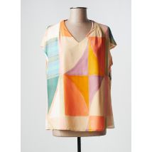 COMME ÇA - Top beige en polyester - Femme - Taille 40 - Modz