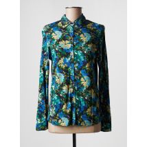 AGATHE & LOUISE - Chemisier bleu en viscose - Femme - Taille 40 - Modz