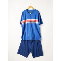 EMINENCE - Pyjashort bleu en coton - Homme - Taille 48 - Modz
