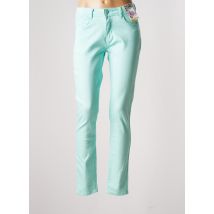 80 JOURS - Pantalon slim bleu en coton - Femme - Taille 40 - Modz