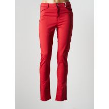 KANOPE - Pantalon slim rouge en coton - Femme - Taille 36 - Modz
