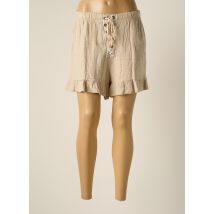 CONTEMPLAY - Short beige en coton - Femme - Taille 40 - Modz