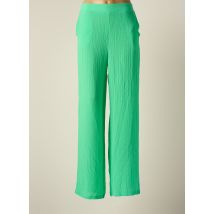 PIECES - Pantalon large vert en polyester pour femme - Taille 42 - Modz