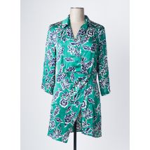 VOYELLES - Robe courte vert en polyester - Femme - Taille 36 - Modz