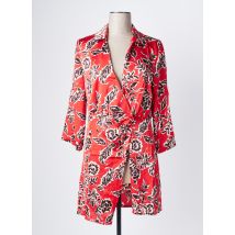VOYELLES - Robe courte rouge en polyester - Femme - Taille 40 - Modz