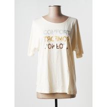 GERRY WEBER - T-shirt beige en lyocell - Femme - Taille 38 - Modz