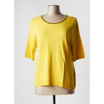 GERRY WEBER - Pull jaune en coton pour femme - Taille 44 - Modz