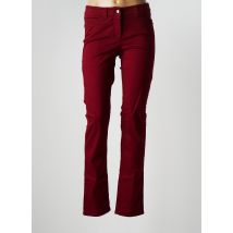 GERRY WEBER - Pantalon slim rouge en coton pour femme - Taille 38 - Modz