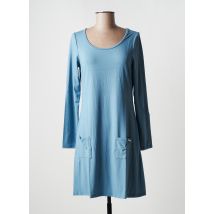 MALOKA - Robe courte bleu en viscose - Femme - Taille 34 - Modz