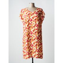 LE PETIT BAIGNEUR - Robe mi-longue orange en viscose - Femme - Taille 42 - Modz