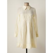 MANOUSH - Robe courte beige en coton - Femme - Taille 36 - Modz