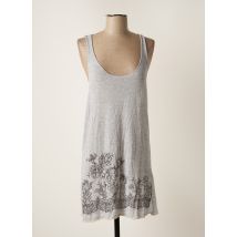 CRISTINA GAVIOLI - Robe pull gris en viscose - Femme - Taille 40 - Modz