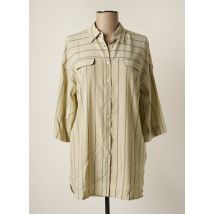 OLSEN - Tunique manches longues vert en viscose - Femme - Taille 36 - Modz