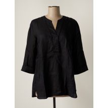 OLSEN - Blouse noir en lin - Femme - Taille 38 - Modz
