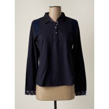 THALASSA - Polo bleu en coton pour femme - Taille 38 - Modz