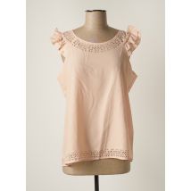 LEO GUY - Top rose en polyester - Femme - Taille 40 - Modz