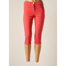 EAST DRIVE - Pantacourt orange en coton - Femme - Taille 36 - Modz