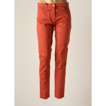 THALASSA - Pantalon slim orange en coton - Femme - Taille 36 - Modz