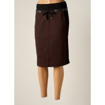 BETTY BARCLAY - Jupe mi-longue marron en viscose - Femme - Taille 38 - Modz