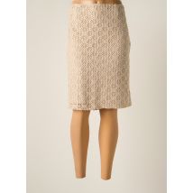 BETTY BARCLAY - Jupe mi-longue beige en coton - Femme - Taille 46 - Modz