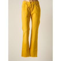 LE PETIT BAIGNEUR - Jeans coupe droite jaune en coton - Femme - Taille 44 - Modz